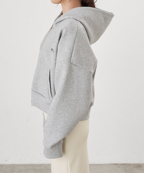 SHENERY（シーナリー）の「ダブルジップフーディー（パーカー・レディース・オフホワイト/グレー・FREE）」の17枚目の写真