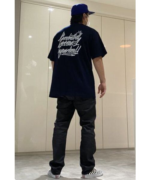 CREAM SODA LAB(クリームソーダラボ)の「バスケットボールレッスン.1 半袖Tシャツ ネイビー ホワイト(Tシャツ/カットソー・メンズ・その他・LARGE/MEDIUM/X-LARGE/XX-LARGE)」の12枚目の写真