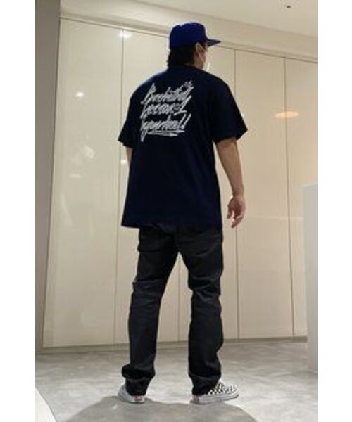 CREAM SODA LAB(クリームソーダラボ)の「バスケットボールレッスン.1 半袖Tシャツ ネイビー ホワイト(Tシャツ/カットソー・メンズ・その他・LARGE/MEDIUM/X-LARGE/XX-LARGE)」の14枚目の写真