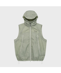 PHYSICAL DEPARTMENT（フィジカル デパートメント）の「ウィンドフードジップアップベスト_ライトグリーン（ベスト）」