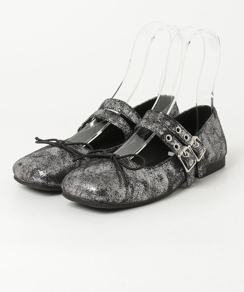 Per sist ence（パーシエンス）の「ダブルストラップリボンパンプス（パンプス・レディース・ブラウン/シルバー/ブラック・MEDIUM/LARGE）」の3枚目の写真
