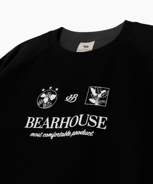 BEARHOUSE(ベアハウス)の「W コートニ(Cotny) ショートスウェット_BK(スウェット・レディース・その他・SMALL/MEDIUM)」の2枚目の写真