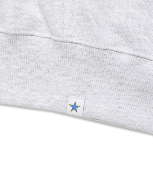 Cavish(カビシ)の「SELLER LOGO SWEATSHIRT LIGHT GREY(CV2EFUM441A)(スウェット・レディース・ライトグレー・SMALL/MEDIUM/LARGE/X-LARGE)」の7枚目の写真