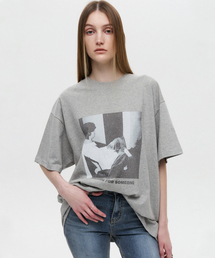 オーバーサイズヴィンテージTシャツグレー