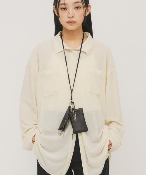 KBF（ケイビーエフ）の「マルチポーチネックショルダー（ショルダーバッグ・レディース・ダークブラウン/ブラック・ONE）」の10枚目の写真