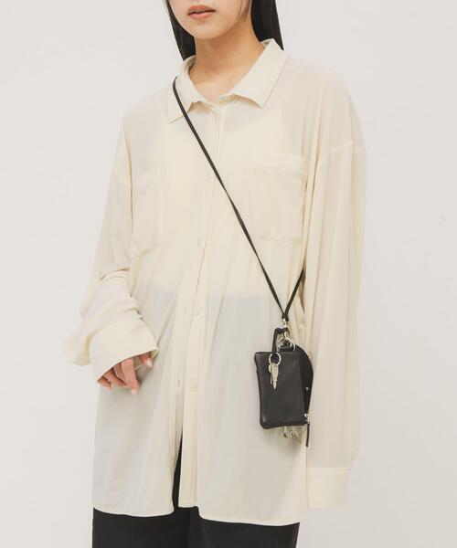 KBF（ケイビーエフ）の「マルチポーチネックショルダー（ショルダーバッグ・レディース・ダークブラウン/ブラック・ONE）」の9枚目の写真