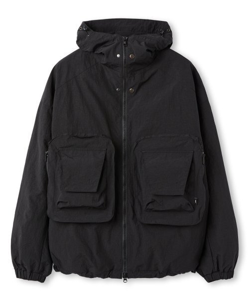 WMC(ダブリューエムシー)の「マルチポケットウィンドブレーカー_BLACK(ナイロンジャケット・メンズ・ブラック・LARGE/X-LARGE)」の2枚目の写真