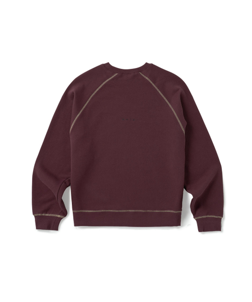 MMLG（エムエムエルジー）の「[Mmlg] BEST STITCH SWEAT (PLUM)（スウェット・レディース・その他・SMALL/MEDIUM/LARGE/X-LARGE）」の2枚目の写真