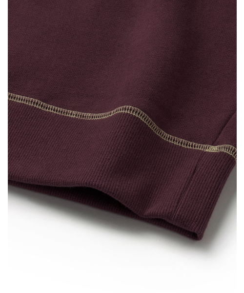 MMLG（エムエムエルジー）の「[Mmlg] BEST STITCH SWEAT (PLUM)（スウェット・レディース・その他・SMALL/MEDIUM/LARGE/X-LARGE）」の7枚目の写真