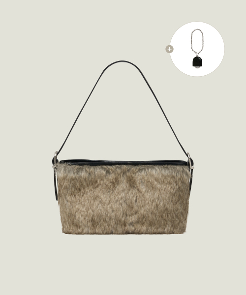 MUCU AND EBONY（ムクアンドエボニー）の「Londe Fur Bag _ Brown（ショルダーバッグ・レディース・ブラウン・FREE）」の2枚目の写真