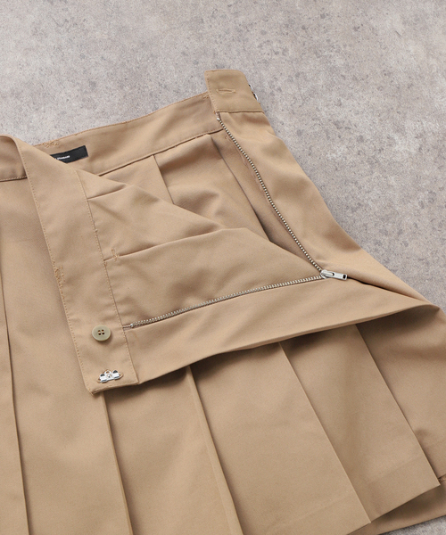 JOURNAL STANDARD（ジャーナルスタンダード）の「TCチノプリーツスカート（スカート・レディース・ベージュ・FREE）」の4枚目の写真