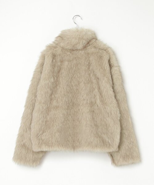 notch.(ノッチ)の「フェイクファージャケット(その他アウター・レディース・キャメル/ブラウン/ベージュ・M)」の5枚目の写真