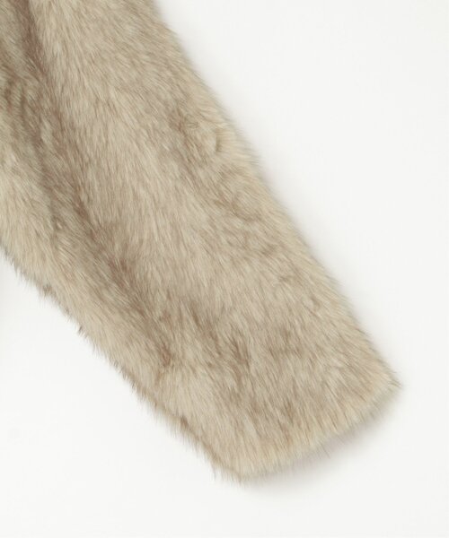 notch.(ノッチ)の「フェイクファージャケット(その他アウター・レディース・キャメル/ブラウン/ベージュ・M)」の7枚目の写真