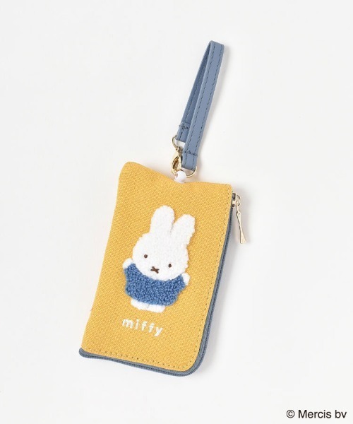 Miffy（ ミッフィー）の「ミッフィーカラフルサガラキーパスポーチ（パスケース・レディース・ブルー/イエロー/オレンジ・FREE）」の3枚目の写真