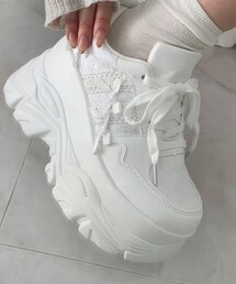 cs T&P（シーエスティーアンドピー）の「厚底リボンスニーカー（スニーカー）」