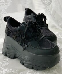 cs T&P（シーエスティーアンドピー）の「厚底リボンスニーカー（スニーカー）」