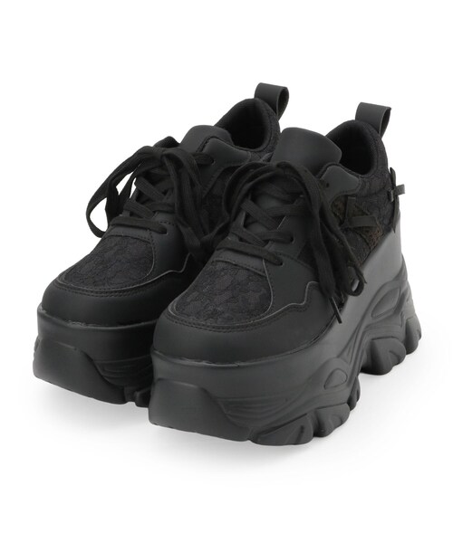 cs T&P（シーエスティーアンドピー）の「リボンレース 厚底スニーカー（スニーカー・レディース・ホワイト/ブラック・M/L/S/LL）」の19枚目の写真