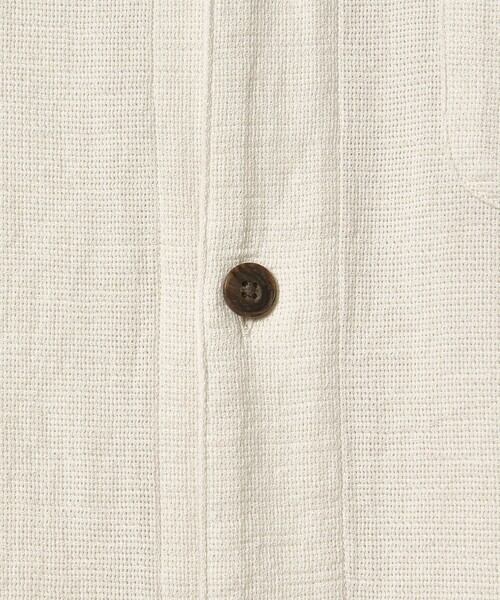 Steven Alan（スティーブンアラン）の「＜Steven Alan＞ コットンメッシュ チェック オープンカラー オーバー シャツ（シャツ/ブラウス・メンズ・ダークブラウン/ホワイト・XL/L/M/S）」の5枚目の写真