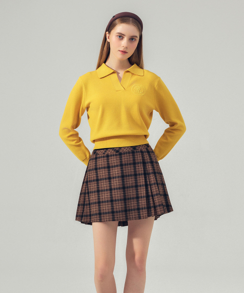 LORDLOAR(ロードロアル)の「シグニチャーカラー長袖ニットD/イエロー(ニット/セーター・レディース・その他・SMALL/MEDIUM/LARGE)」の3枚目の写真