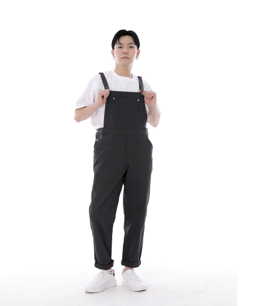 SAINTCREW（セントクルー）の「シティボーイボタンオーバーオール CBB-607 チャコールグレー（サロペット/オーバーオール・メンズ・その他・MEDIUM/LARGE/X-LARGE）」の3枚目の写真