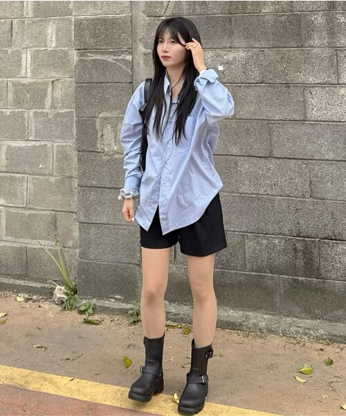 STENDS（ステンズ）の「[M~4XL] フロウコットンシャツ_スカイブルー（シャツ/ブラウス・メンズ・その他・MEDIUM/LARGE/X-LARGE/XX-LARGE/XXX-LARGE/XXXX-LARGE）」の11枚目の写真
