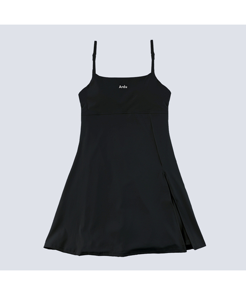ARDU（アルジュ）の「ストラップワンピース（ワンピース・レディース・ホワイト/ブラック・SMALL/MEDIUM）」の2枚目の写真