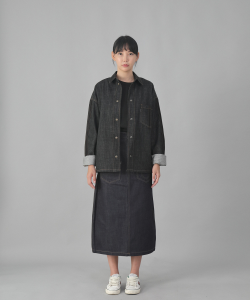 SAINTCREW(セントクルー)の「7PK デニムロングスカート 7PLS-1308 ナチュラルインディゴ(スカート・レディース・その他・MEDIUM/LARGE/X-LARGE)」の6枚目の写真