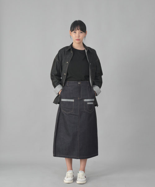 SAINTCREW(セントクルー)の「7PK デニムロングスカート 7PLS-1308 ナチュラルインディゴ(スカート・レディース・その他・MEDIUM/LARGE/X-LARGE)」の7枚目の写真