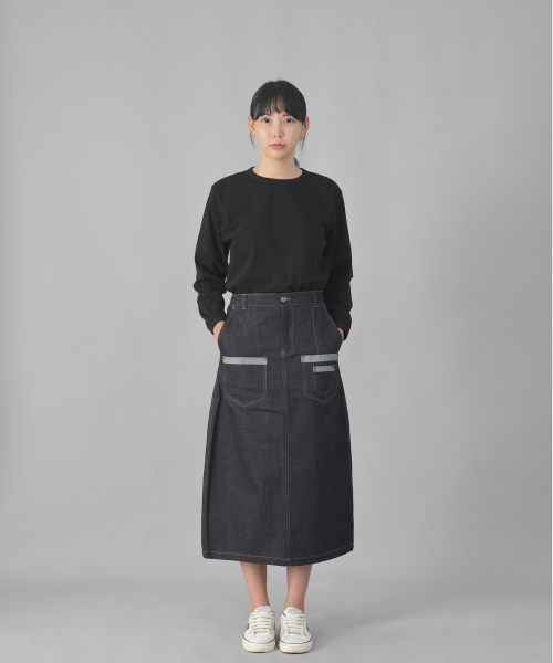 SAINTCREW(セントクルー)の「7PK デニムロングスカート 7PLS-1308 ナチュラルインディゴ(スカート・レディース・その他・MEDIUM/LARGE/X-LARGE)」の8枚目の写真