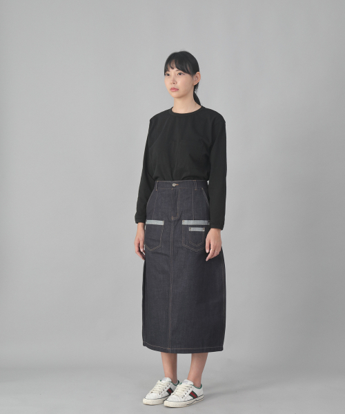 SAINTCREW(セントクルー)の「7PK デニムロングスカート 7PLS-1308 ナチュラルインディゴ(スカート・レディース・その他・MEDIUM/LARGE/X-LARGE)」の9枚目の写真