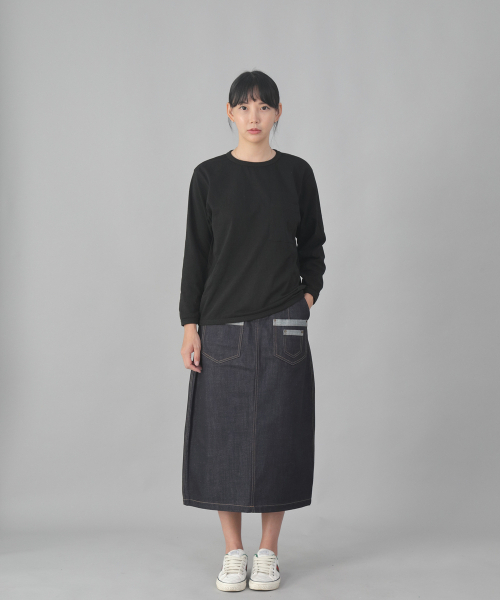 SAINTCREW(セントクルー)の「7PK デニムロングスカート 7PLS-1308 ナチュラルインディゴ(スカート・レディース・その他・MEDIUM/LARGE/X-LARGE)」の3枚目の写真