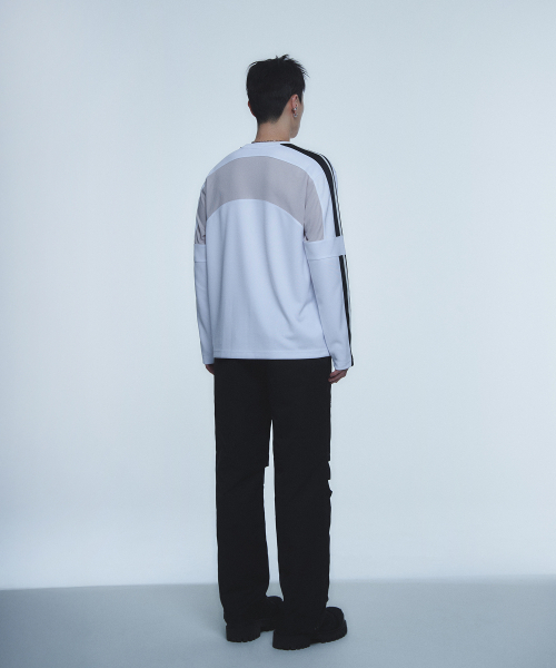 HYUNFIT（ヒョンフィット）の「CURVED LONG SLEEVE-[WHITE]（Tシャツ/カットソー・メンズ・その他・MEDIUM/LARGE/X-LARGE）」の2枚目の写真