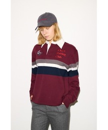 THROW by SLY（スローバイスライ）の「THROW Chaos Fishing Club RUGGER SH カオスフィッシングクラブ ラガーシャツ 秋服 冬服（Tシャツ/カットソー）」