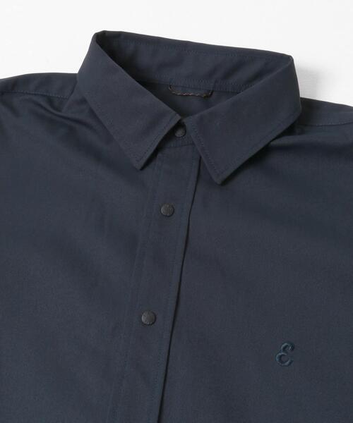 EKAL（エカル）の「SOLOTEXツイルレギュラーカラーシャツ（シャツ/ブラウス・メンズ・ブラック/ネイビー・MEDIUM/LARGE）」の10枚目の写真