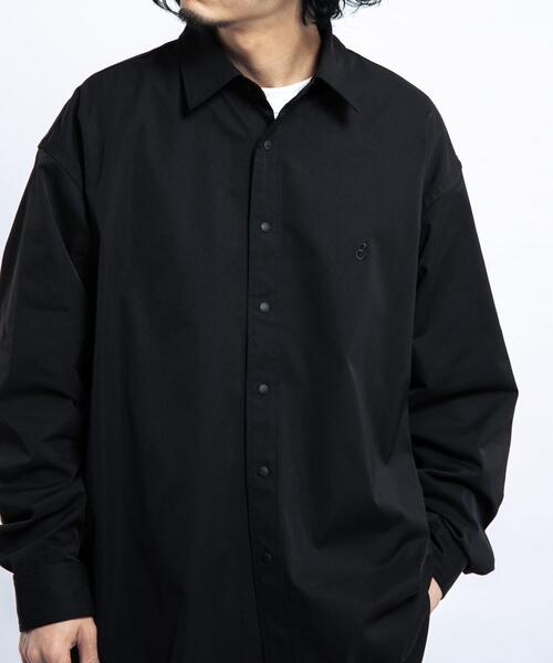EKAL（エカル）の「SOLOTEXツイルレギュラーカラーシャツ（シャツ/ブラウス・メンズ・ブラック/ネイビー・MEDIUM/LARGE）」の17枚目の写真