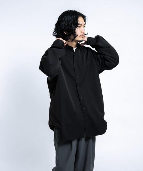 EKAL（エカル）の「SOLOTEXツイルレギュラーカラーシャツ（シャツ/ブラウス・メンズ・ブラック/ネイビー・MEDIUM/LARGE）」の19枚目の写真