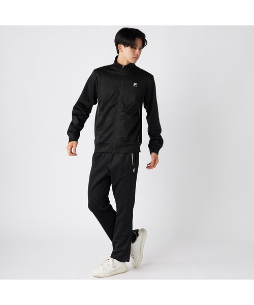 FILA（フィラ）の「FILA フィラ スポーツ 軽量 パイピング ジャージ ジャケット（ジャージ・メンズ・ブラック/チャコールグレー/ネイビー・M/L/LL）」の7枚目の写真