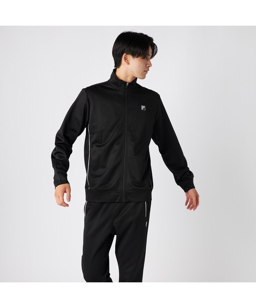 FILA（フィラ）の「FILA フィラ スポーツ 軽量 パイピング ジャージ ジャケット（ジャージ・メンズ・ブラック/チャコールグレー/ネイビー・M/L/LL）」の5枚目の写真