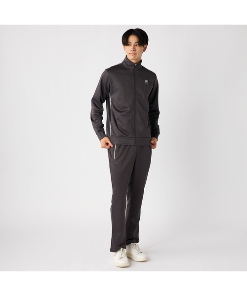 FILA（フィラ）の「FILA フィラ スポーツ 軽量 パイピング ジャージ ジャケット（ジャージ・メンズ・ブラック/チャコールグレー/ネイビー・M/L/LL）」の11枚目の写真