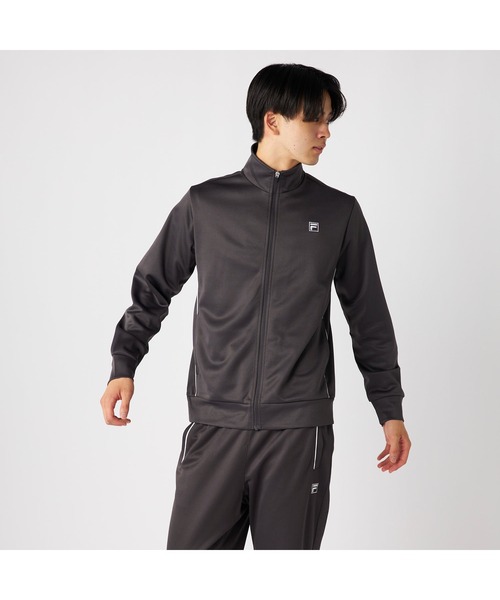 FILA（フィラ）の「FILA フィラ スポーツ 軽量 パイピング ジャージ ジャケット（ジャージ・メンズ・ブラック/チャコールグレー/ネイビー・M/L/LL）」の8枚目の写真