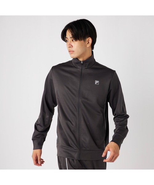 FILA（フィラ）の「FILA フィラ スポーツ 軽量 パイピング ジャージ ジャケット（ジャージ・メンズ・ブラック/チャコールグレー/ネイビー・M/L/LL）」の10枚目の写真