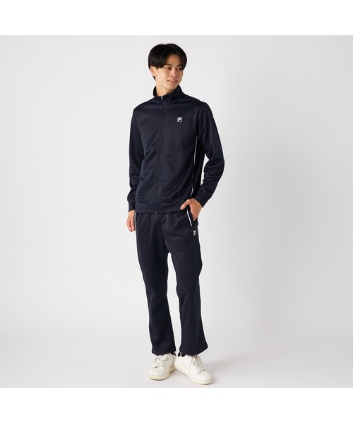 FILA（フィラ）の「FILA フィラ スポーツ 軽量 パイピング ジャージ ジャケット（ジャージ・メンズ・ブラック/チャコールグレー/ネイビー・M/L/LL）」の14枚目の写真