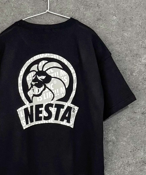 NESTA BRAND（ネスタブランド）の「【NESTA BRAND/ネスタブランド】オーバーサイズ Tシャツ（Tシャツ/カットソー・キッズ・ホワイト系その他/ホワイト系その他3/グレー系その他2/チャコール/ベージュ/ネイビー/ブルー系その他/オフホワイト/ホワイト系その他2/ブラック系その他/ブラック系その他3/杢グレー/ダークグリーン/ブラック/ブラック系その他2/グレー系その他・110/120/130/140/150/160）」の6枚目の写真
