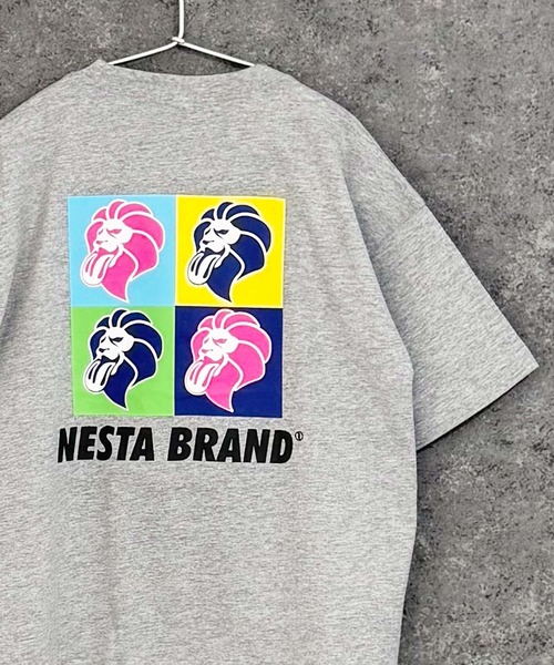 NESTA BRAND（ネスタブランド）の「【NESTA BRAND/ネスタブランド】オーバーサイズ Tシャツ（Tシャツ/カットソー・キッズ・ホワイト系その他/ホワイト系その他3/グレー系その他2/チャコール/ベージュ/ネイビー/ブルー系その他/オフホワイト/ホワイト系その他2/ブラック系その他/ブラック系その他3/杢グレー/ダークグリーン/ブラック/ブラック系その他2/グレー系その他・110/120/130/140/150/160）」の9枚目の写真