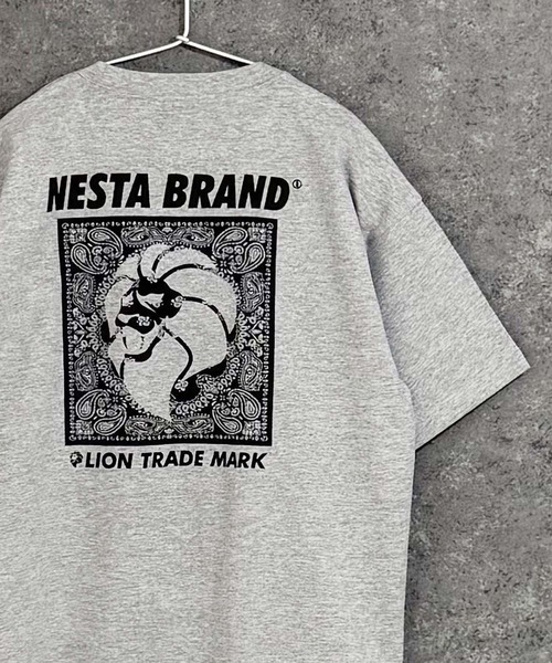 NESTA BRAND（ネスタブランド）の「【NESTA BRAND/ネスタブランド】オーバーサイズ Tシャツ（Tシャツ/カットソー・キッズ・ホワイト系その他/ホワイト系その他3/グレー系その他2/チャコール/ベージュ/ネイビー/ブルー系その他/オフホワイト/ホワイト系その他2/ブラック系その他/ブラック系その他3/杢グレー/ダークグリーン/ブラック/ブラック系その他2/グレー系その他・110/120/130/140/150/160）」の10枚目の写真