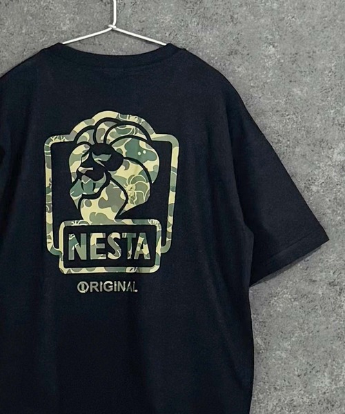 NESTA BRAND（ネスタブランド）の「【NESTA BRAND/ネスタブランド】オーバーサイズ Tシャツ（Tシャツ/カットソー・キッズ・ホワイト系その他/ホワイト系その他3/グレー系その他2/チャコール/ベージュ/ネイビー/ブルー系その他/オフホワイト/ホワイト系その他2/ブラック系その他/ブラック系その他3/杢グレー/ダークグリーン/ブラック/ブラック系その他2/グレー系その他・110/120/130/140/150/160）」の7枚目の写真