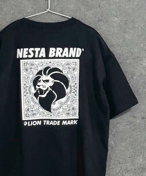 NESTA BRAND（ネスタブランド）の「【NESTA BRAND/ネスタブランド】オーバーサイズ Tシャツ（Tシャツ/カットソー・キッズ・ホワイト系その他/ホワイト系その他3/グレー系その他2/チャコール/ベージュ/ネイビー/ブルー系その他/オフホワイト/ホワイト系その他2/ブラック系その他/ブラック系その他3/杢グレー/ダークグリーン/ブラック/ブラック系その他2/グレー系その他・110/120/130/140/150/160）」の8枚目の写真