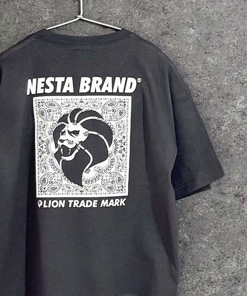 NESTA BRAND（ネスタブランド）の「【NESTA BRAND/ネスタブランド】オーバーサイズ Tシャツ（Tシャツ/カットソー・キッズ・ホワイト系その他/ホワイト系その他3/グレー系その他2/チャコール/ベージュ/ネイビー/ブルー系その他/オフホワイト/ホワイト系その他2/ブラック系その他/ブラック系その他3/杢グレー/ダークグリーン/ブラック/ブラック系その他2/グレー系その他・110/120/130/140/150/160）」の12枚目の写真