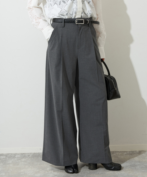 JOURNAL STANDARD（ジャーナルスタンダード）の「2WAYトロスラックス（スラックス・レディース・チャコールグレー/ブラック/ネイビー・36/38）」の3枚目の写真