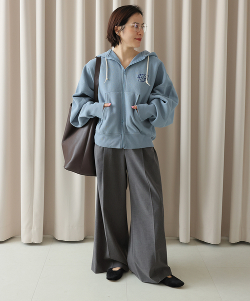 JOURNAL STANDARD（ジャーナルスタンダード）の「2WAYトロスラックス（スラックス・レディース・チャコールグレー/ブラック/ネイビー・36/38）」の6枚目の写真